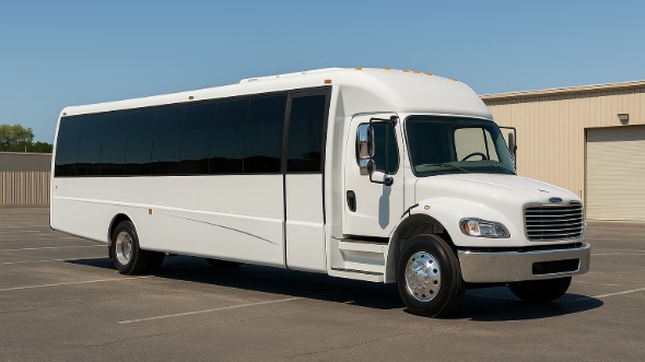 Exterior of Livermore Party Bus Company's 28 Passenger Party Bus in Livermore