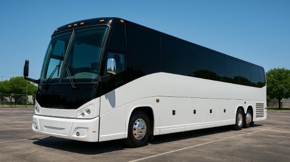 Exterior of Pleasanton Party Bus Company's 50 Passenger Party Bus in Pleasanton