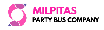 milpitas party bus company logo