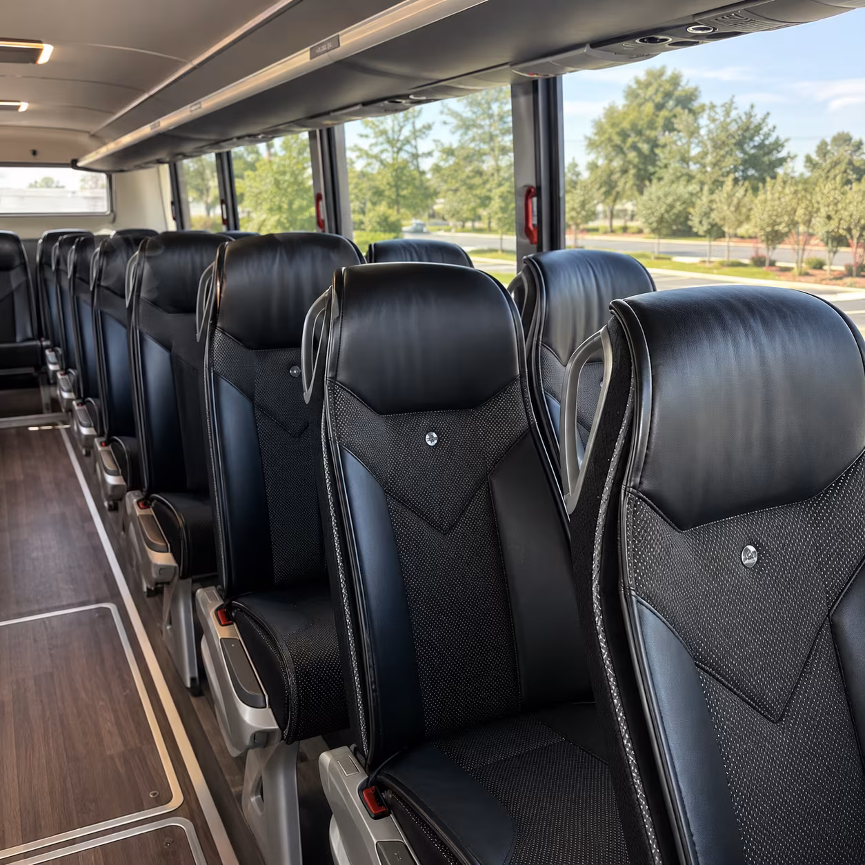 San Jose Airport Shuttle & Transportation party bus exterior