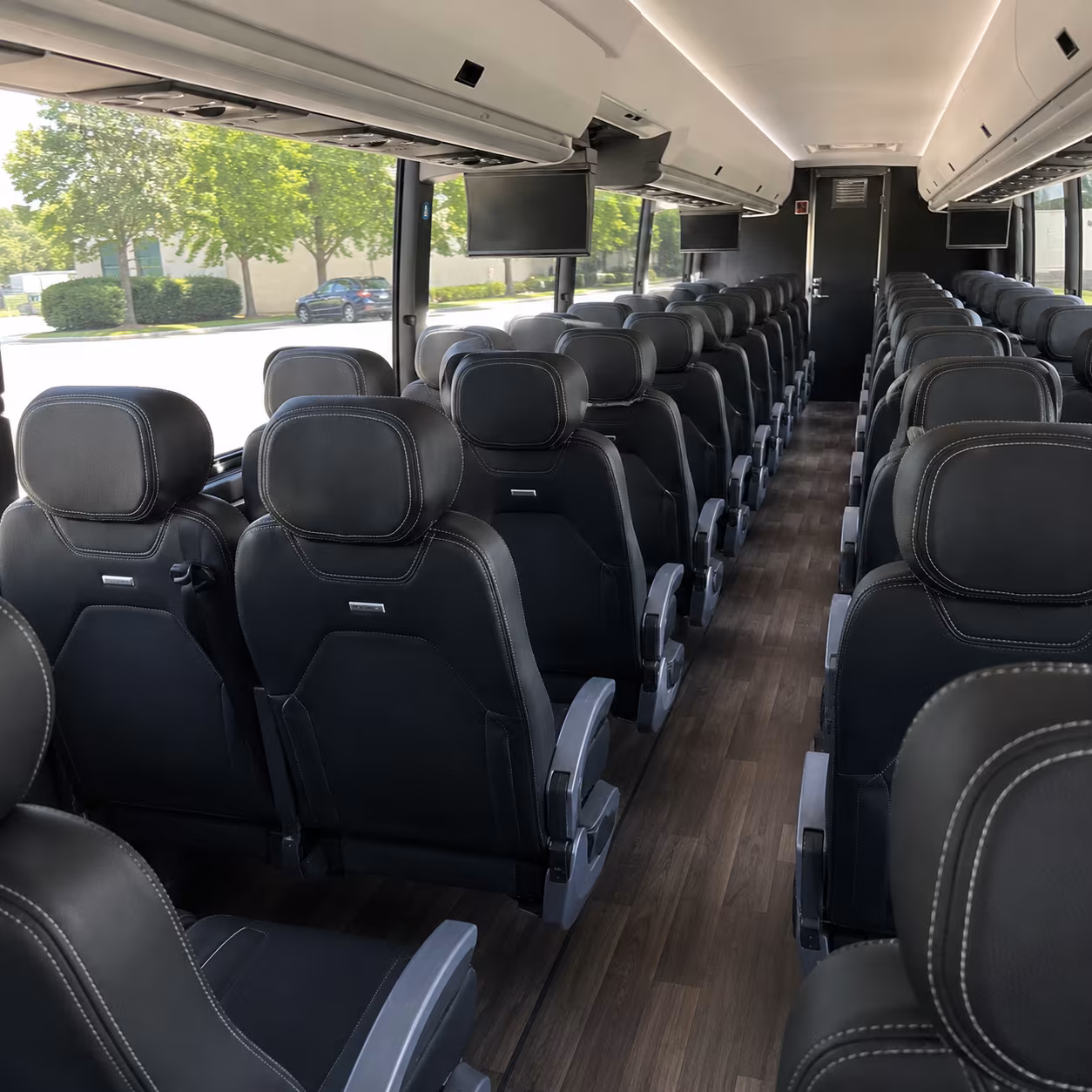 San Jose Airport Shuttle & Transportation party bus exterior
