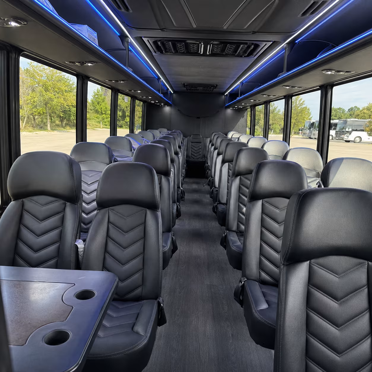 San Jose Airport Shuttle & Transportation party bus exterior