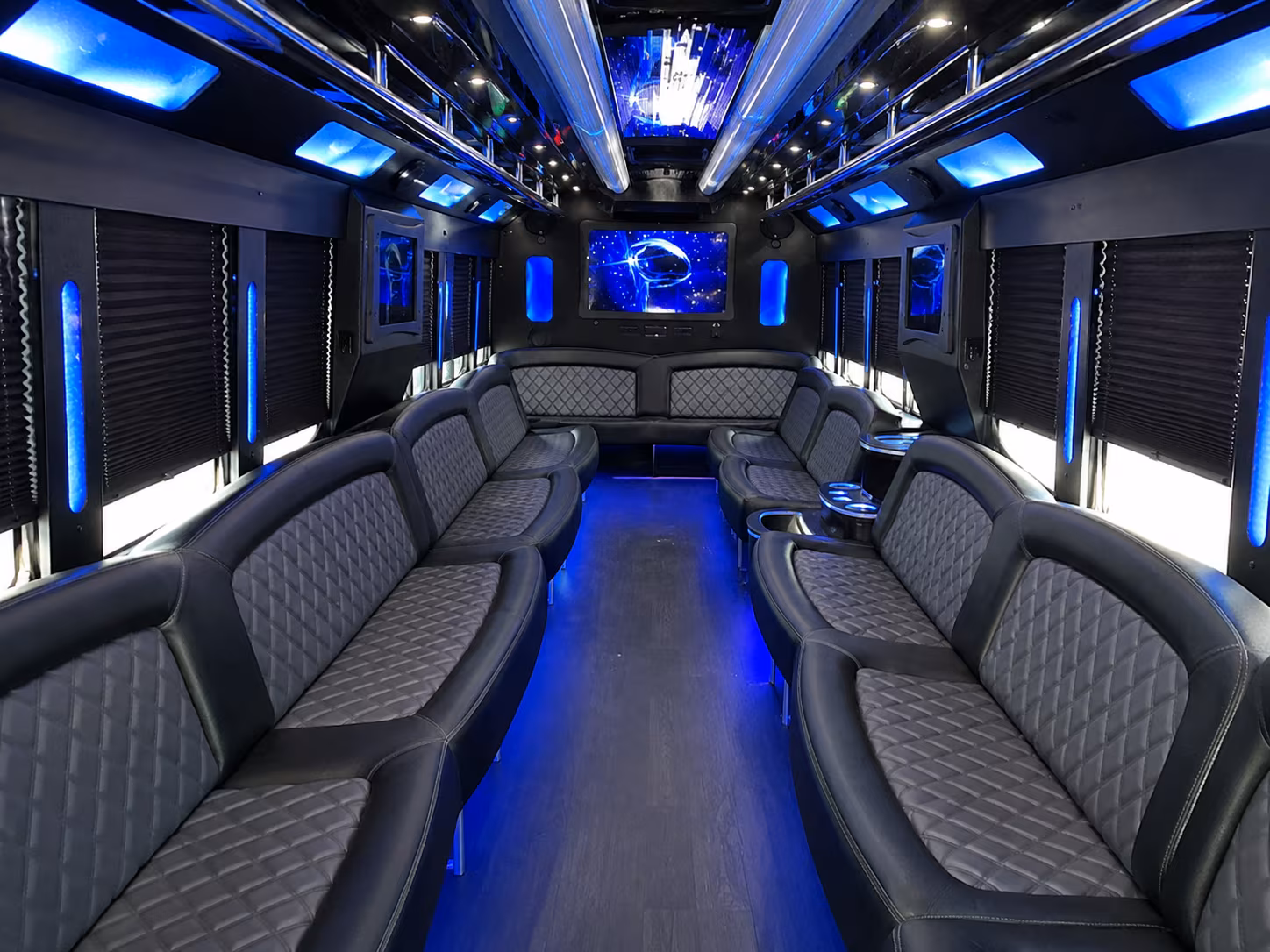 San Jose Birthday, Sweet 16, & Quinceañera Transportation onboard seating