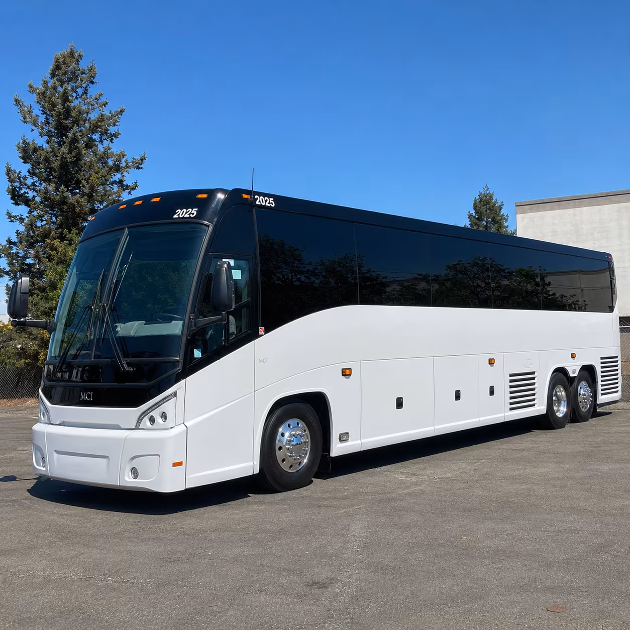 San Jose Corporate Transportation party bus exterior