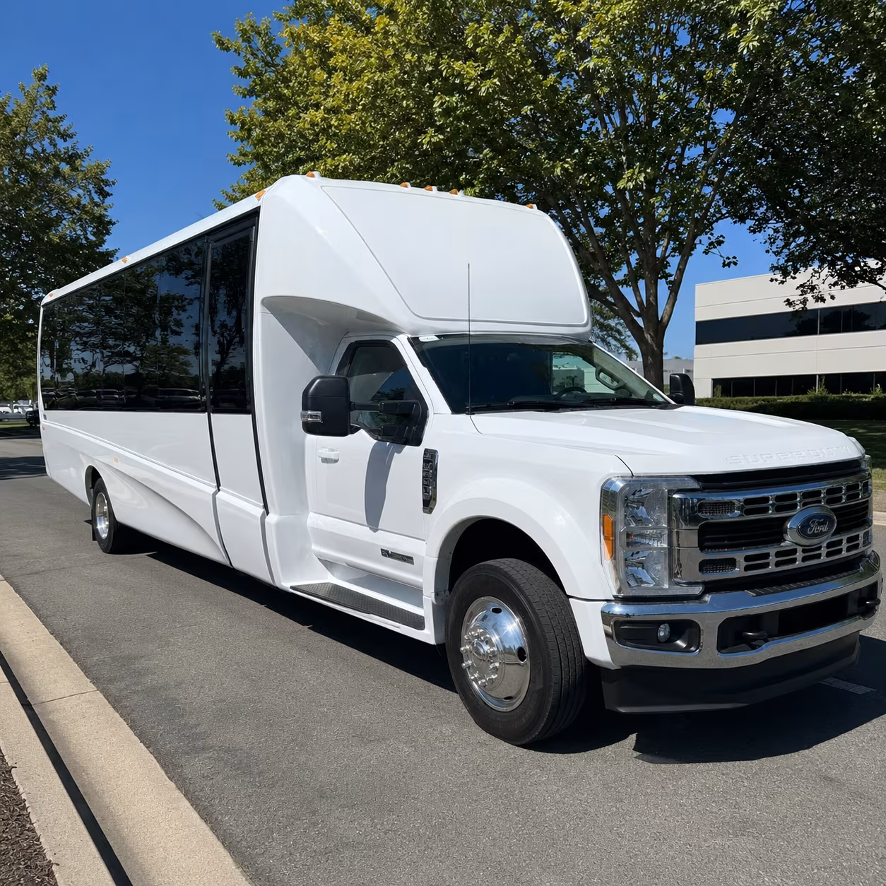 San Jose Corporate Transportation party bus exterior