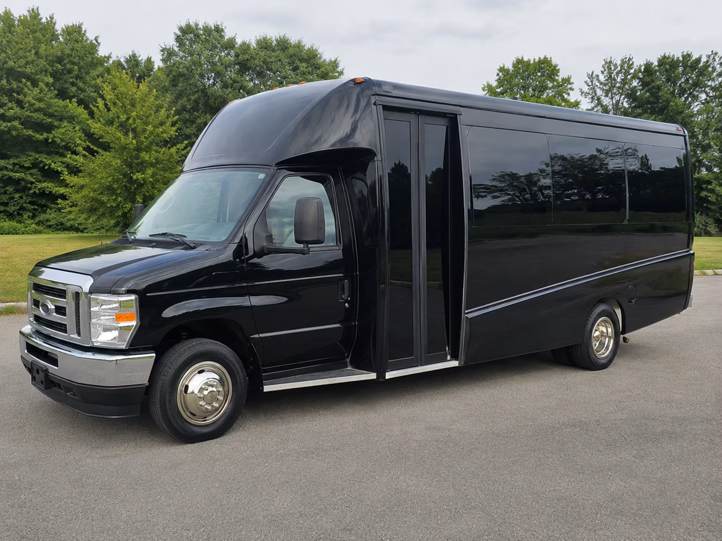 San Jose Corporate Transportation party bus exterior