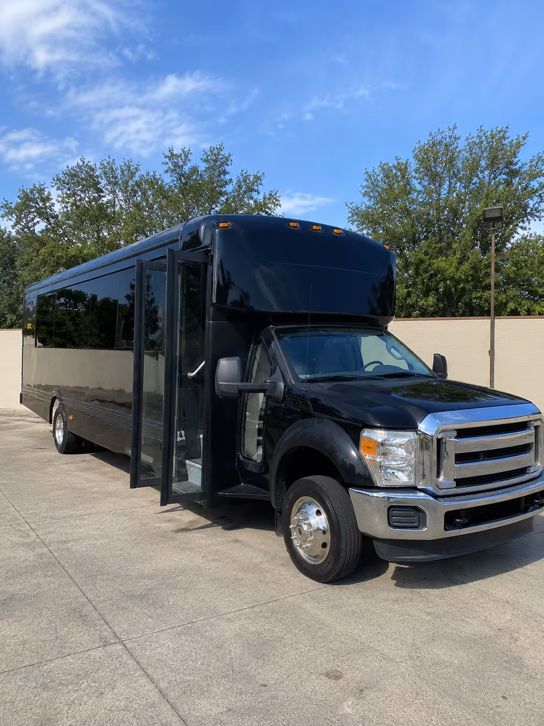 San Jose Private Event Transportation party bus exterior