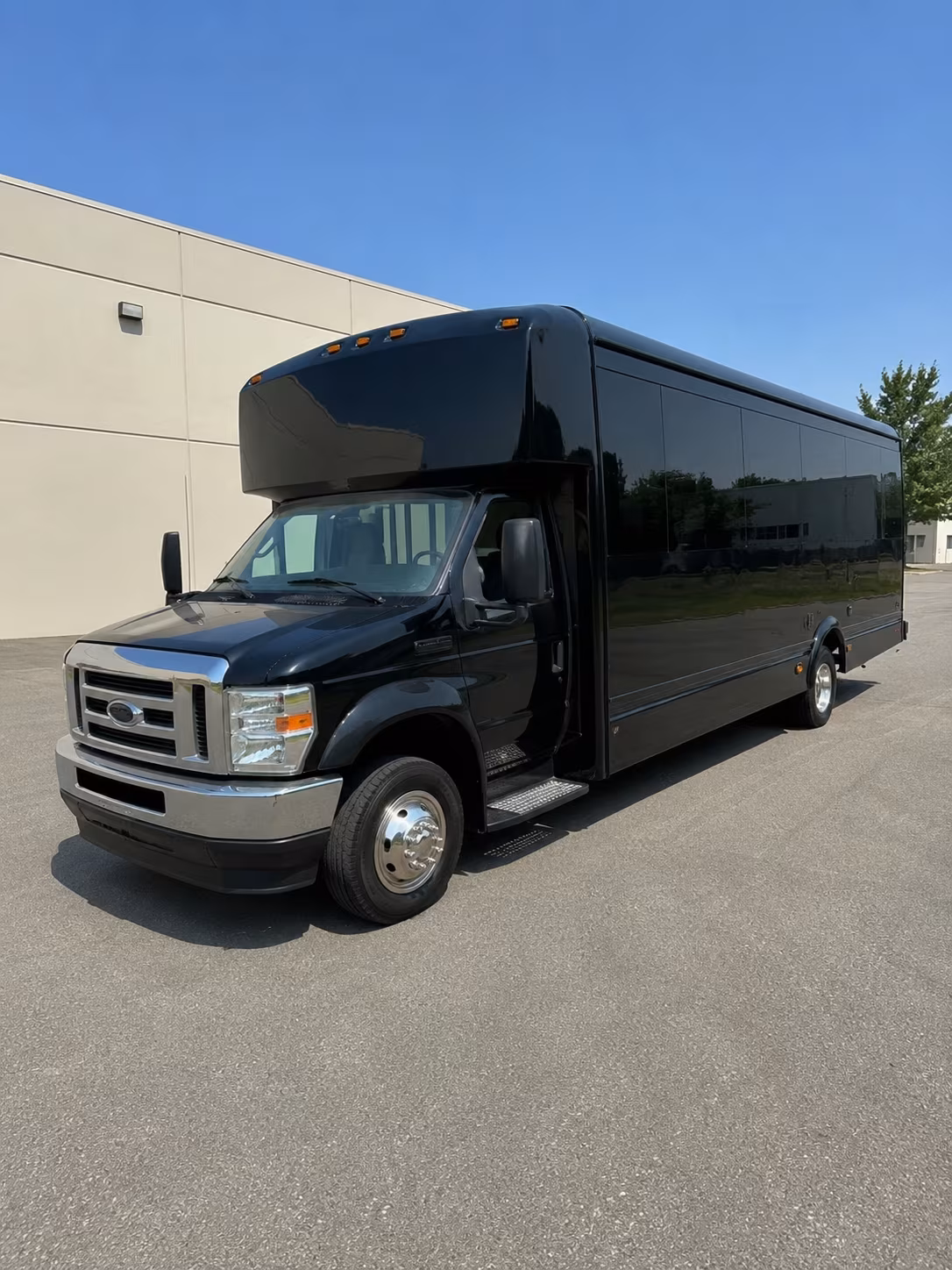 San Jose Sporting Event Transportation party bus exterior