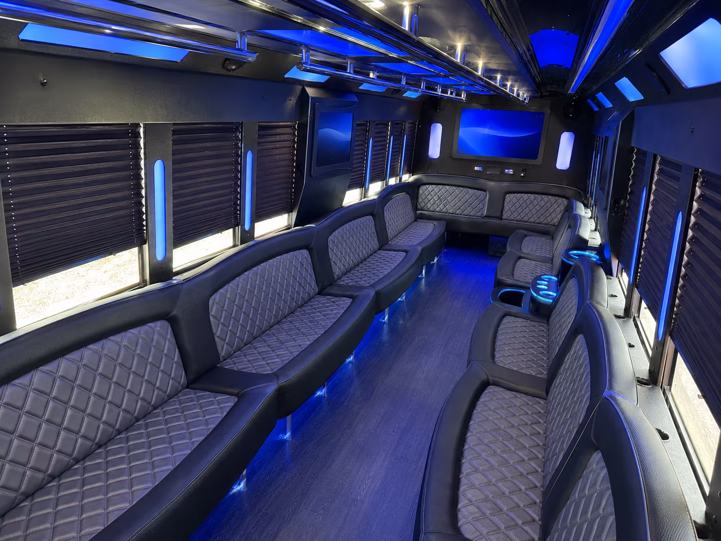 San Jose Wedding Transportation onboard seating