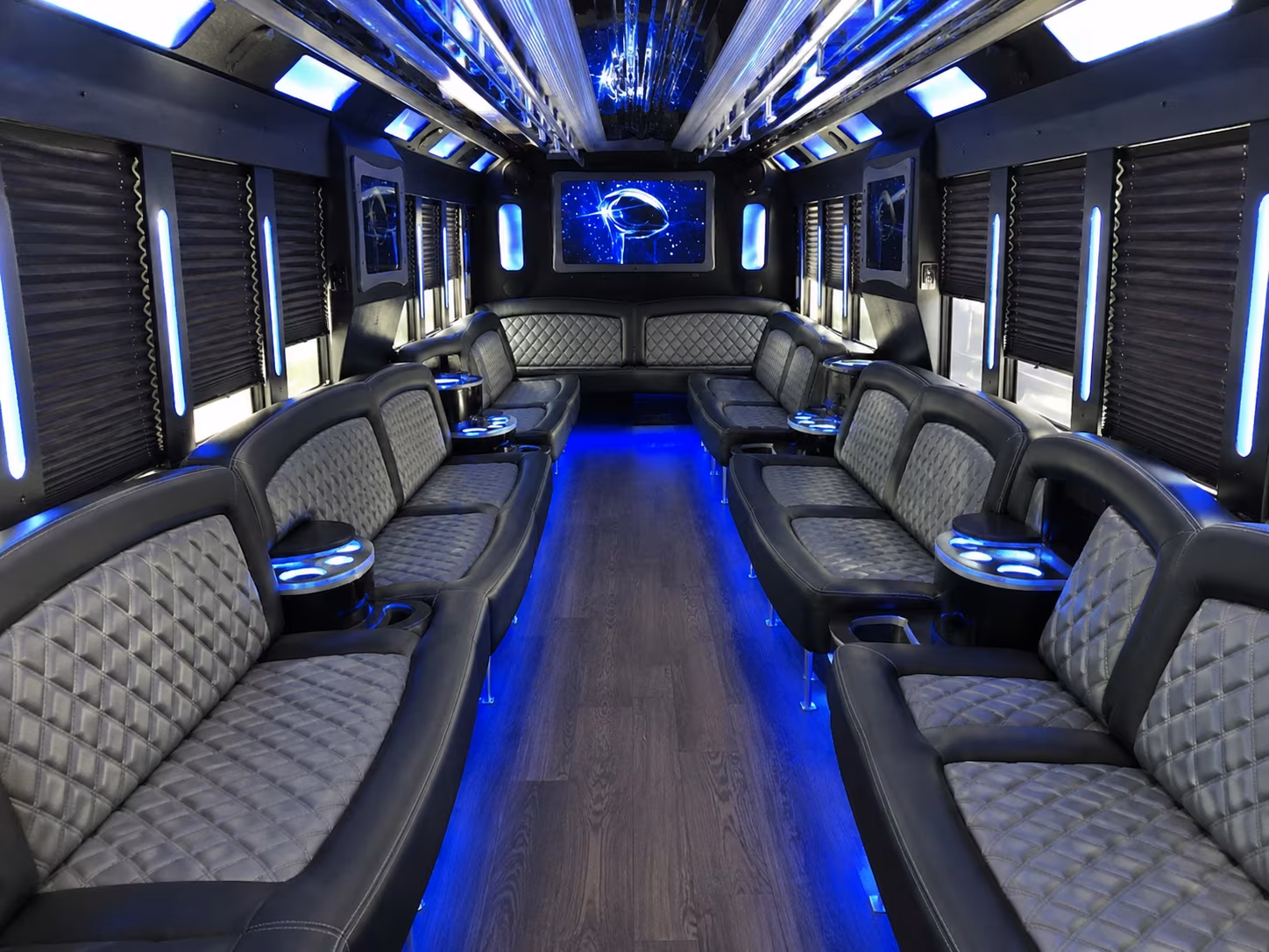 San Jose Winery Tour & Pub Crawl Transportation party bus exterior